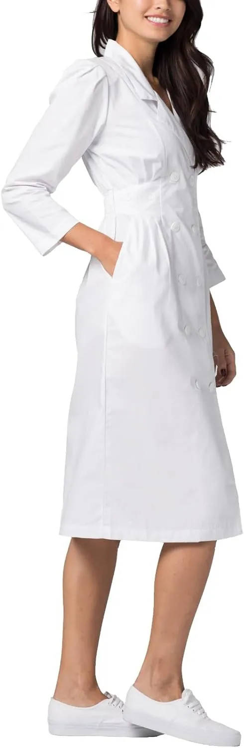 Adar Universal Scrub Dress for Women - Fitted Midriff Dress