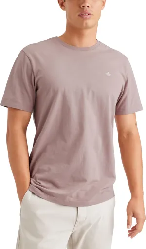 Dockers Men's Slim Fit Short Sleeve Chest Logo Crew Tee Shirt