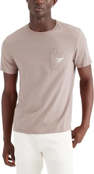 DOCKERS Mens Slim Fit Short Sleeve Graphic Tee Shirt