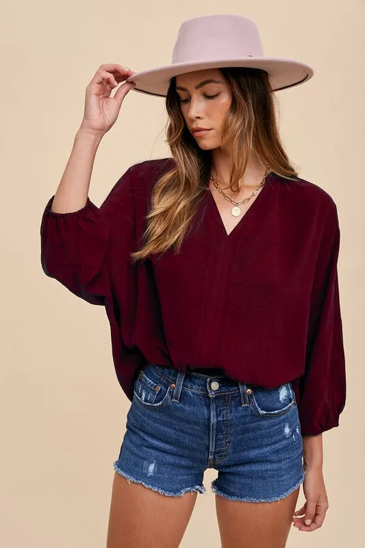 Erin Placket Blouse