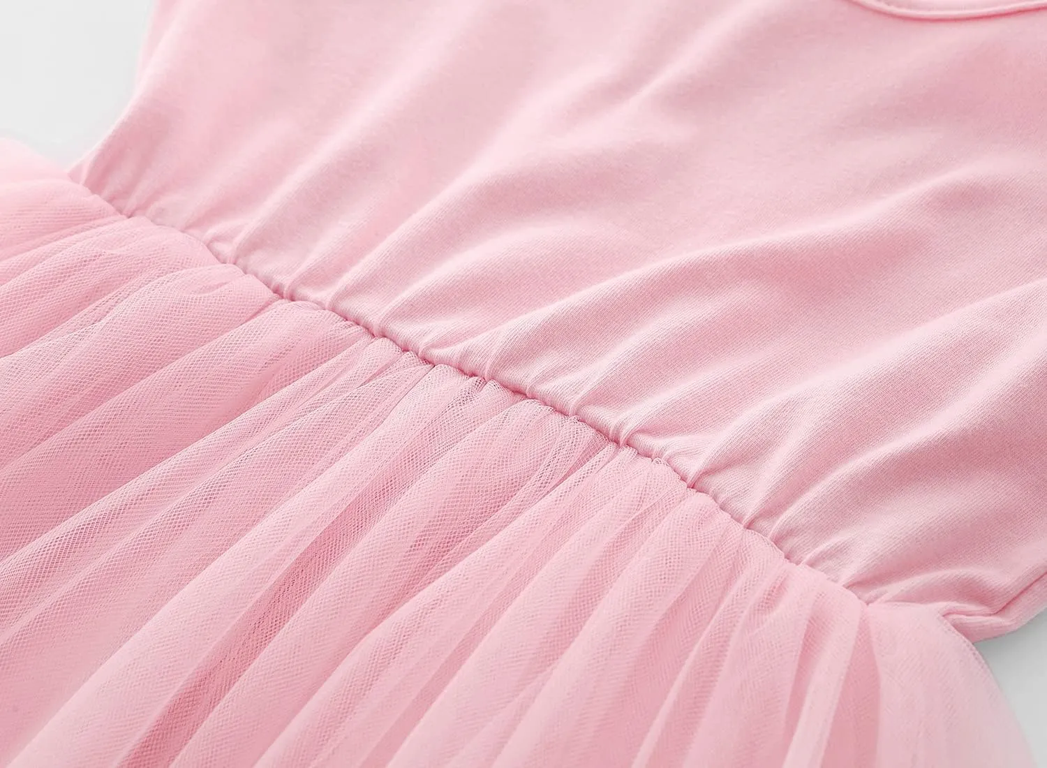 Girls Tutu Dress Toddler Ruffle Sleeve Princess Party Tulle Sundress