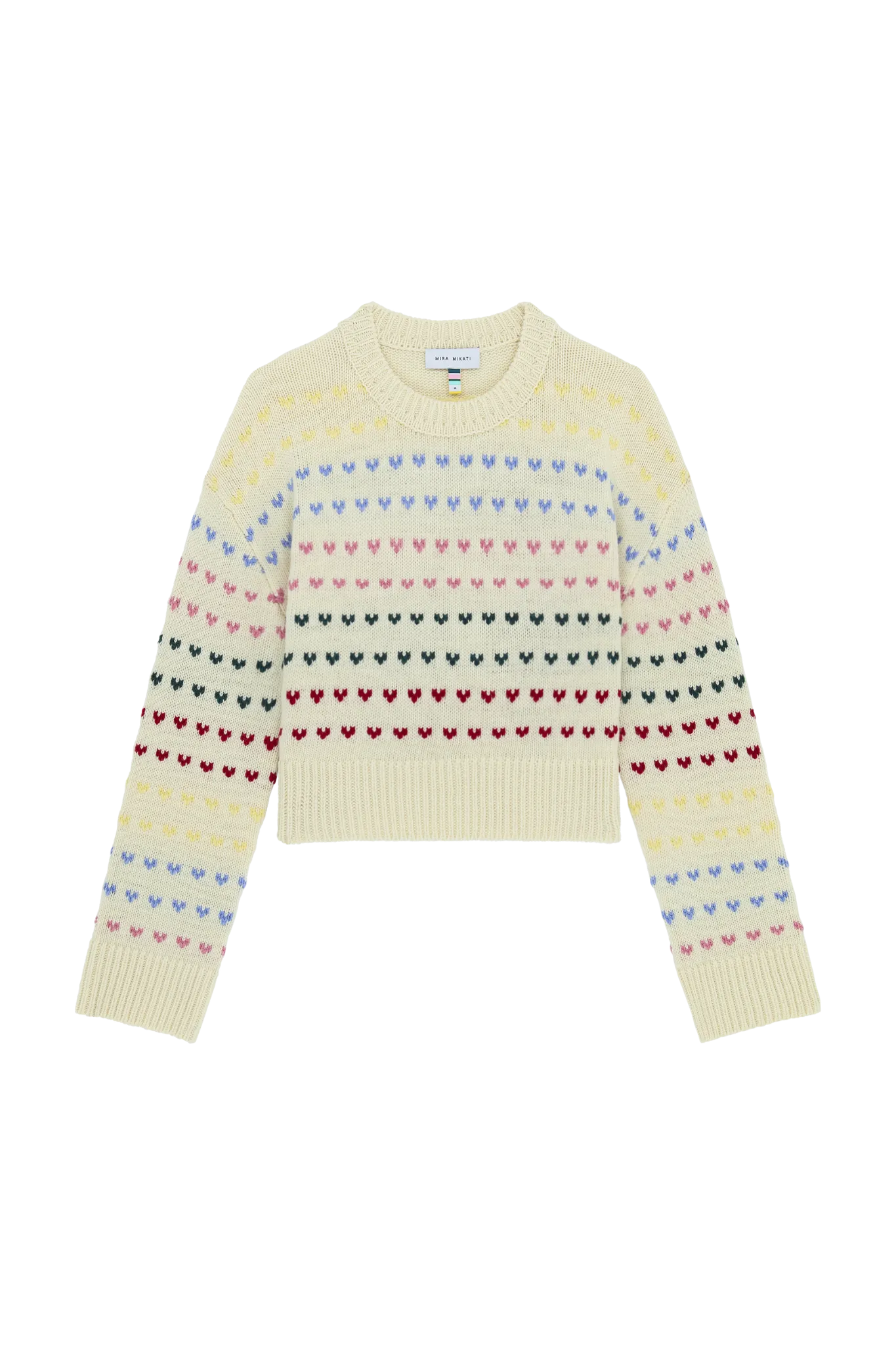 Heart Intarsia Knit Jumper