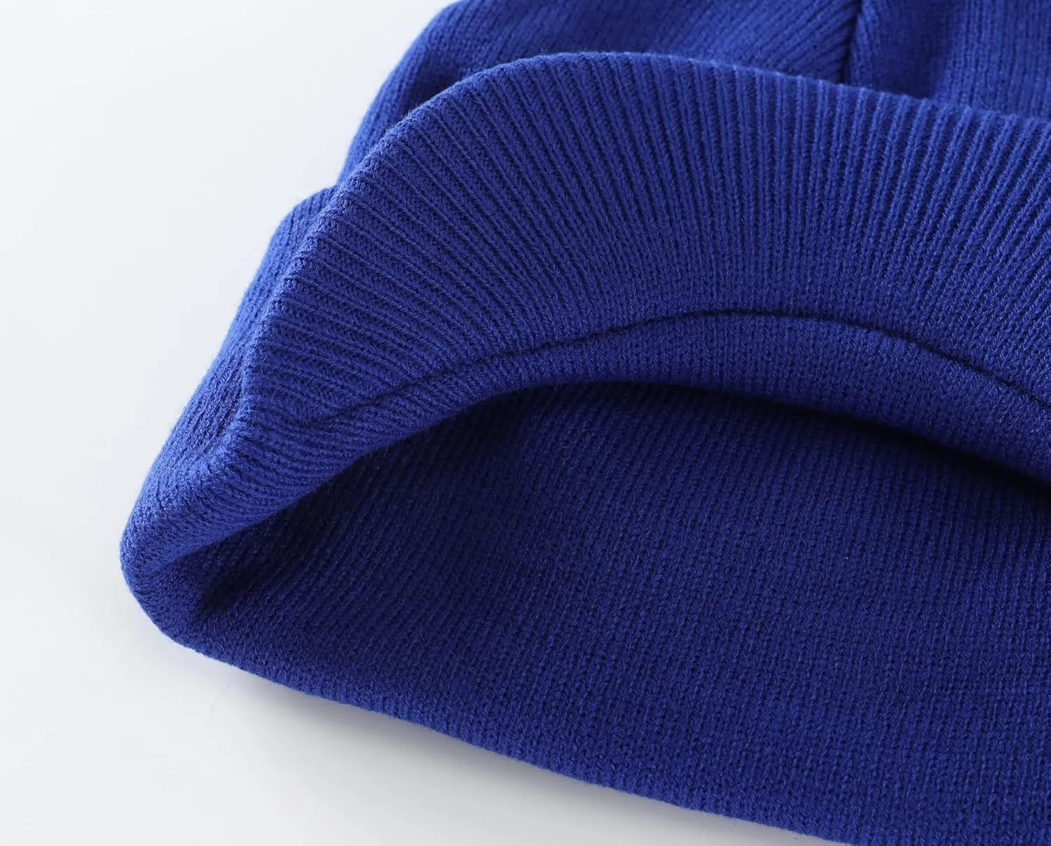 Home Prefer Men's Winter Beanie Hat with Brim Warm Double Knit Cuff Beanie Cap