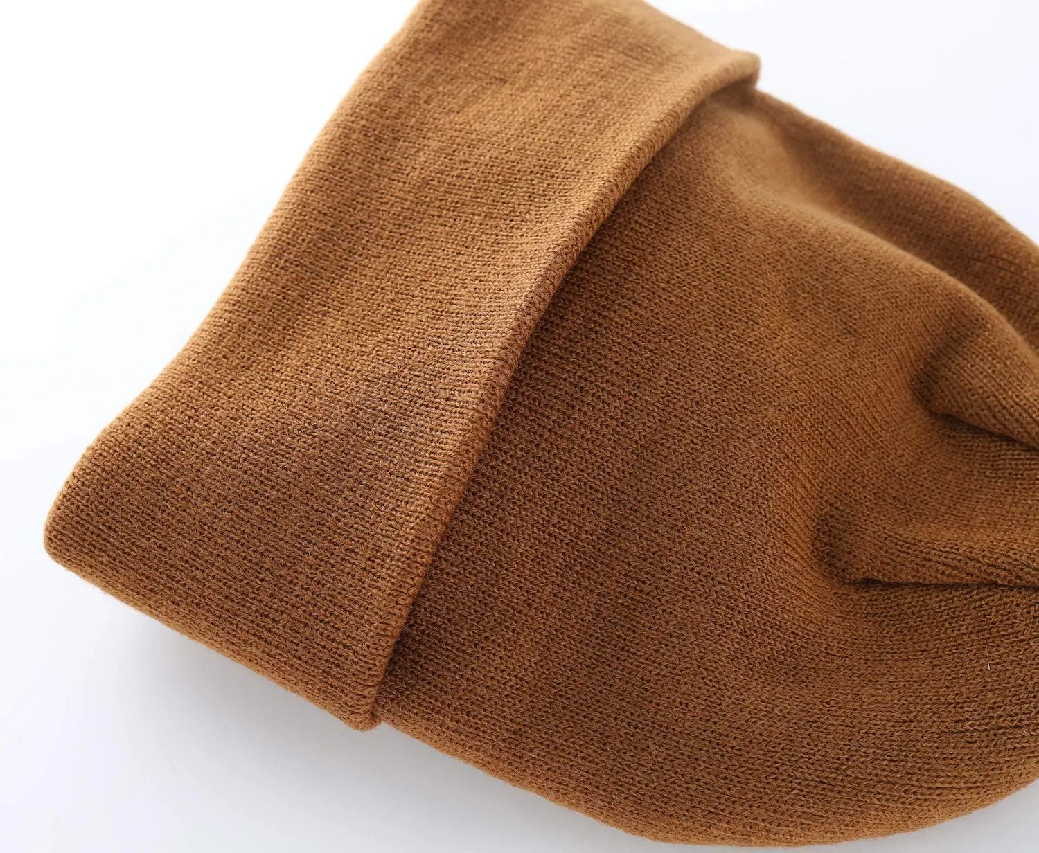 Home Prefer Men's Winter Beanie Hat with Brim Warm Double Knit Cuff Beanie Cap