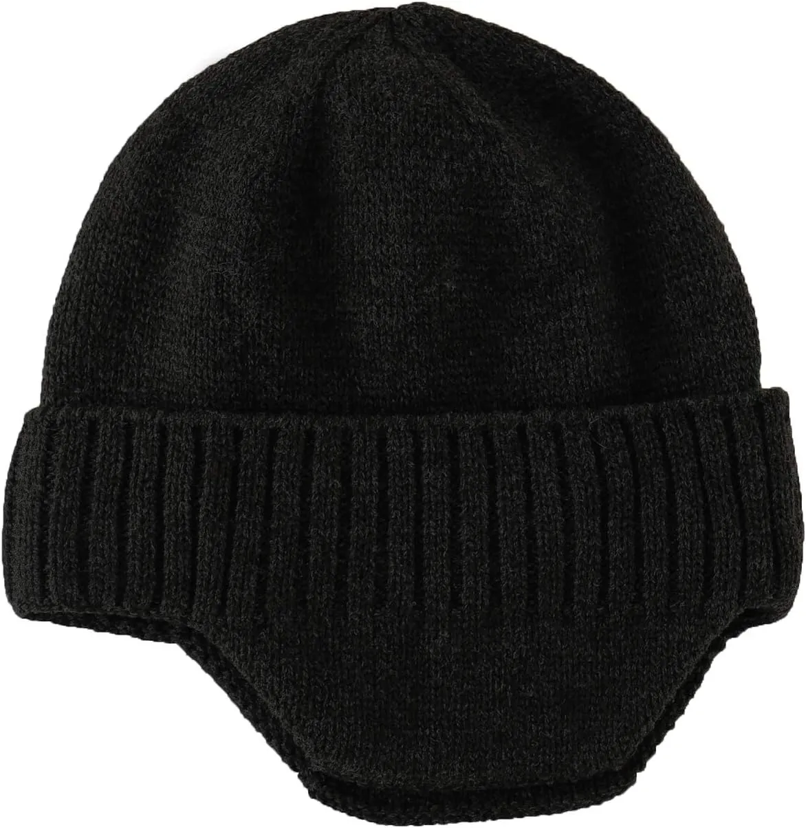 Home Prefer Mens Winter Hat Knit Earflap Hat Stocking Caps with Ears Beanie Hat