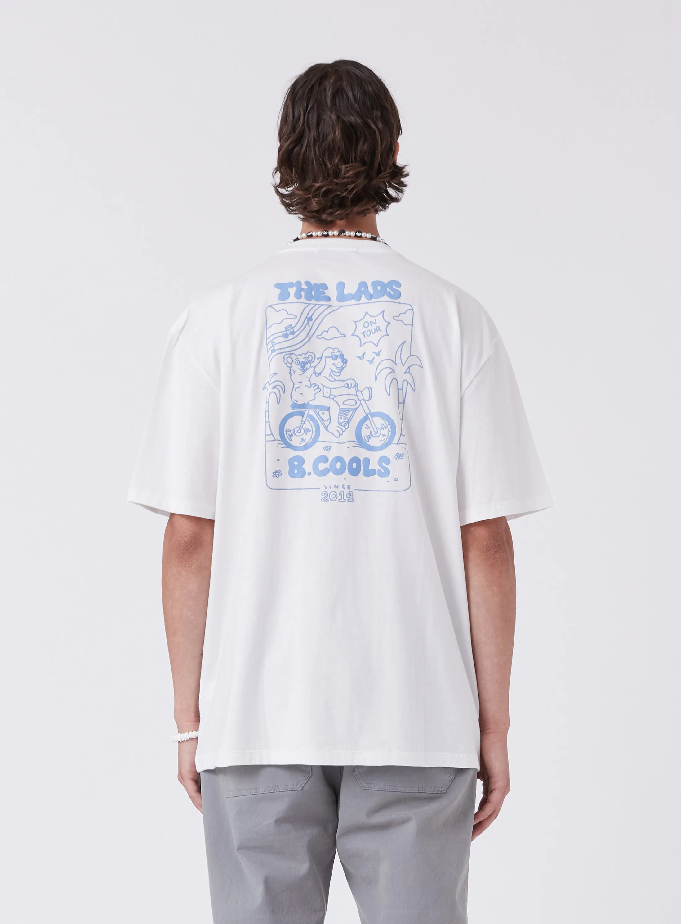 Lads Homie Tee White