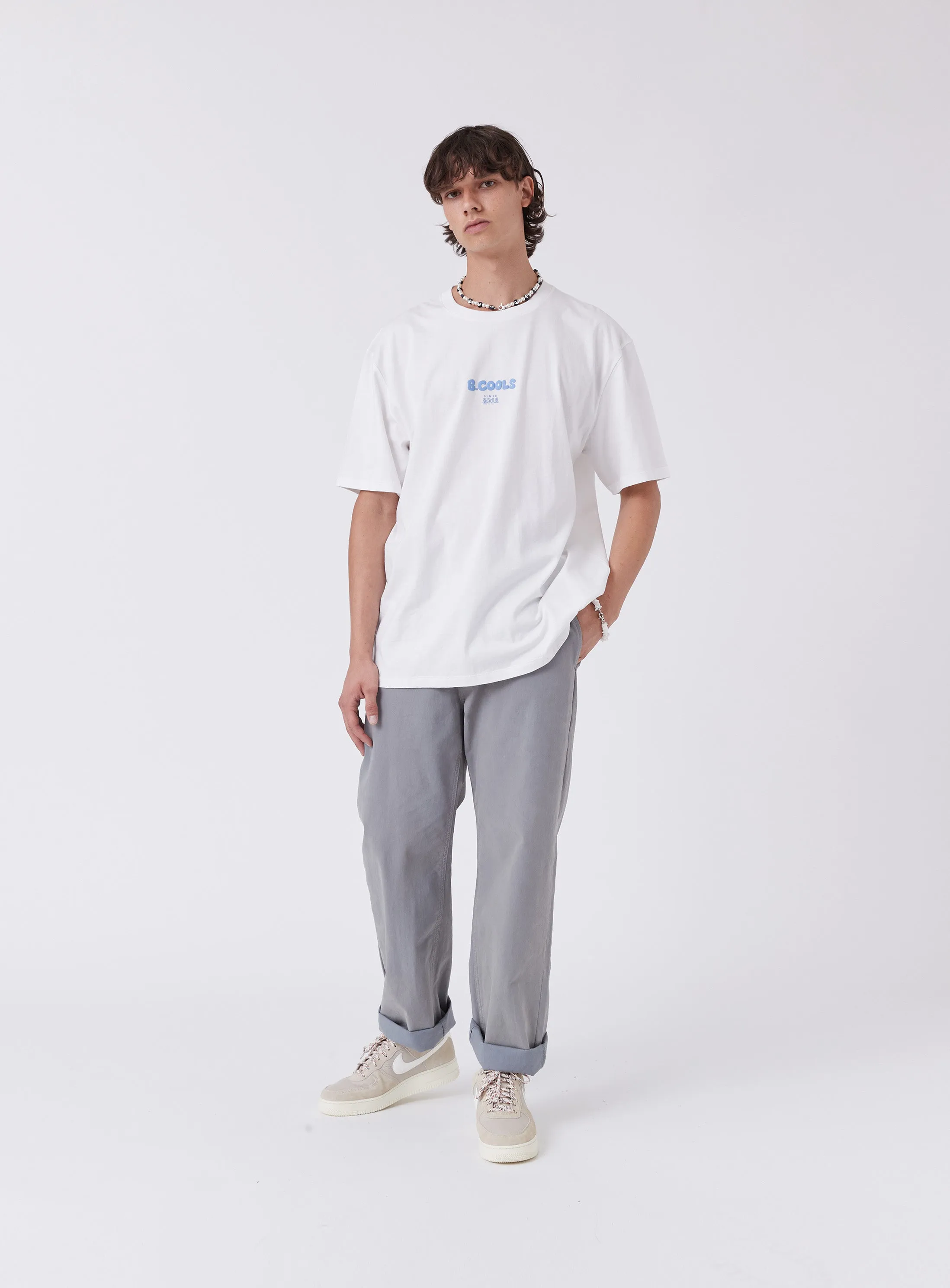 Lads Homie Tee White