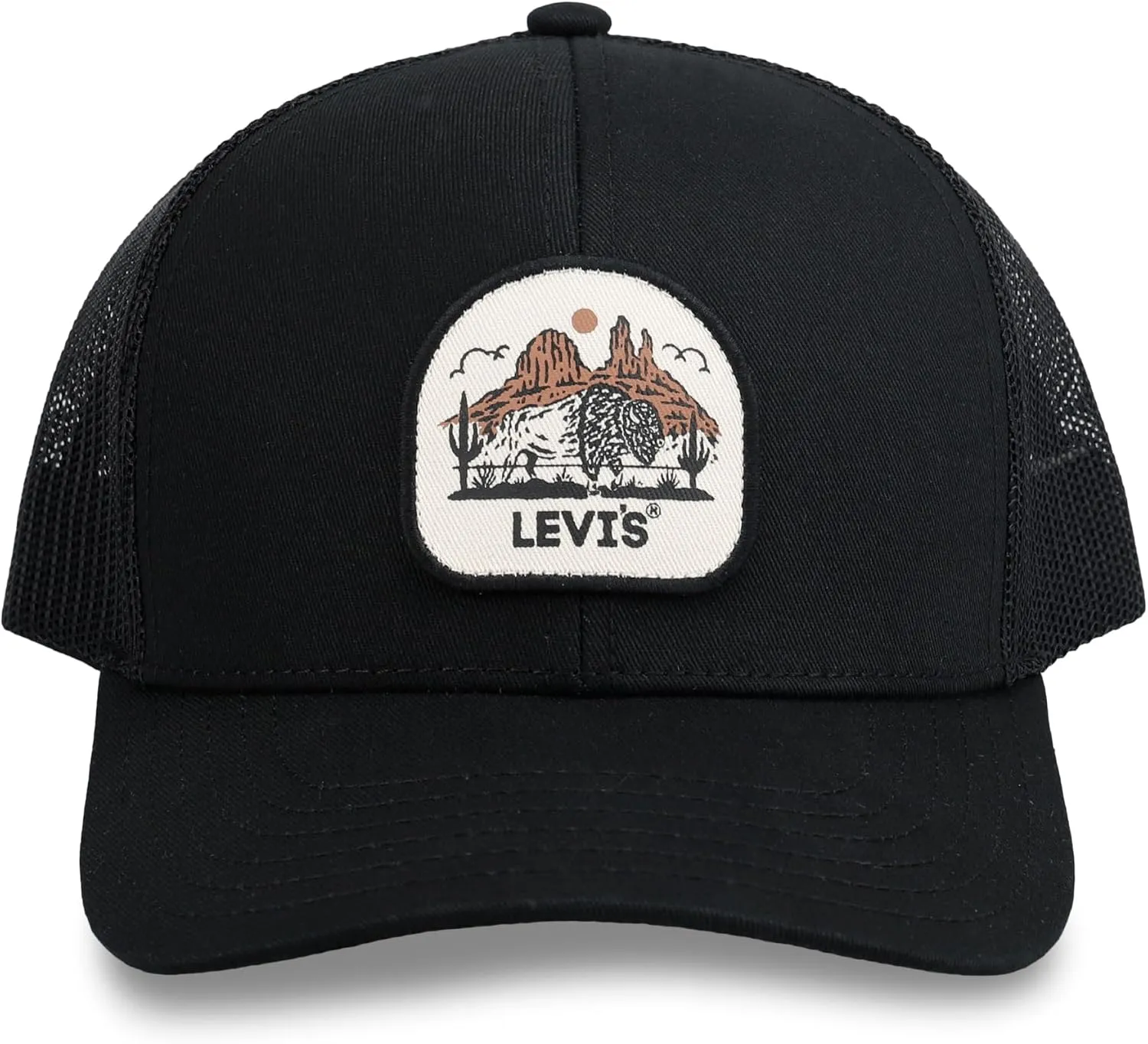 Levi's Men's Classic Style Logo Trucker Hat-Adjustable, Lightweight