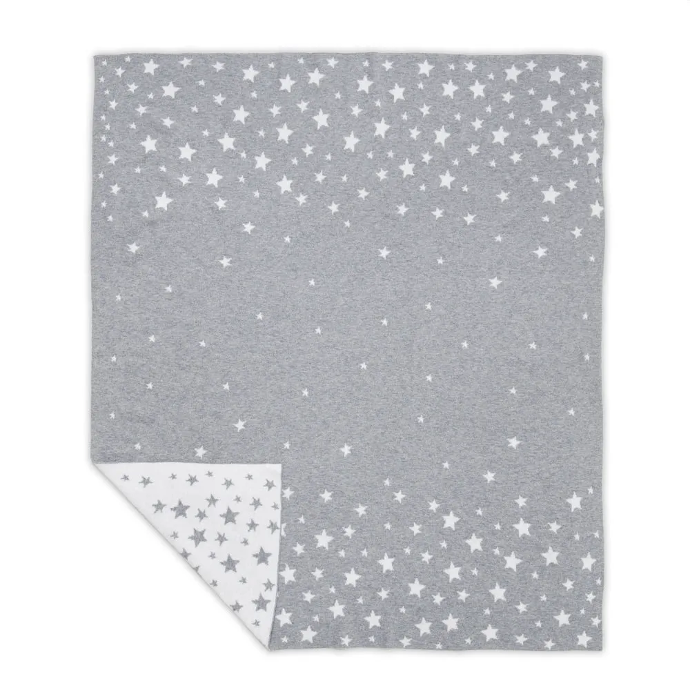 Little Linen Cotton Knit Blanket - Milkyway