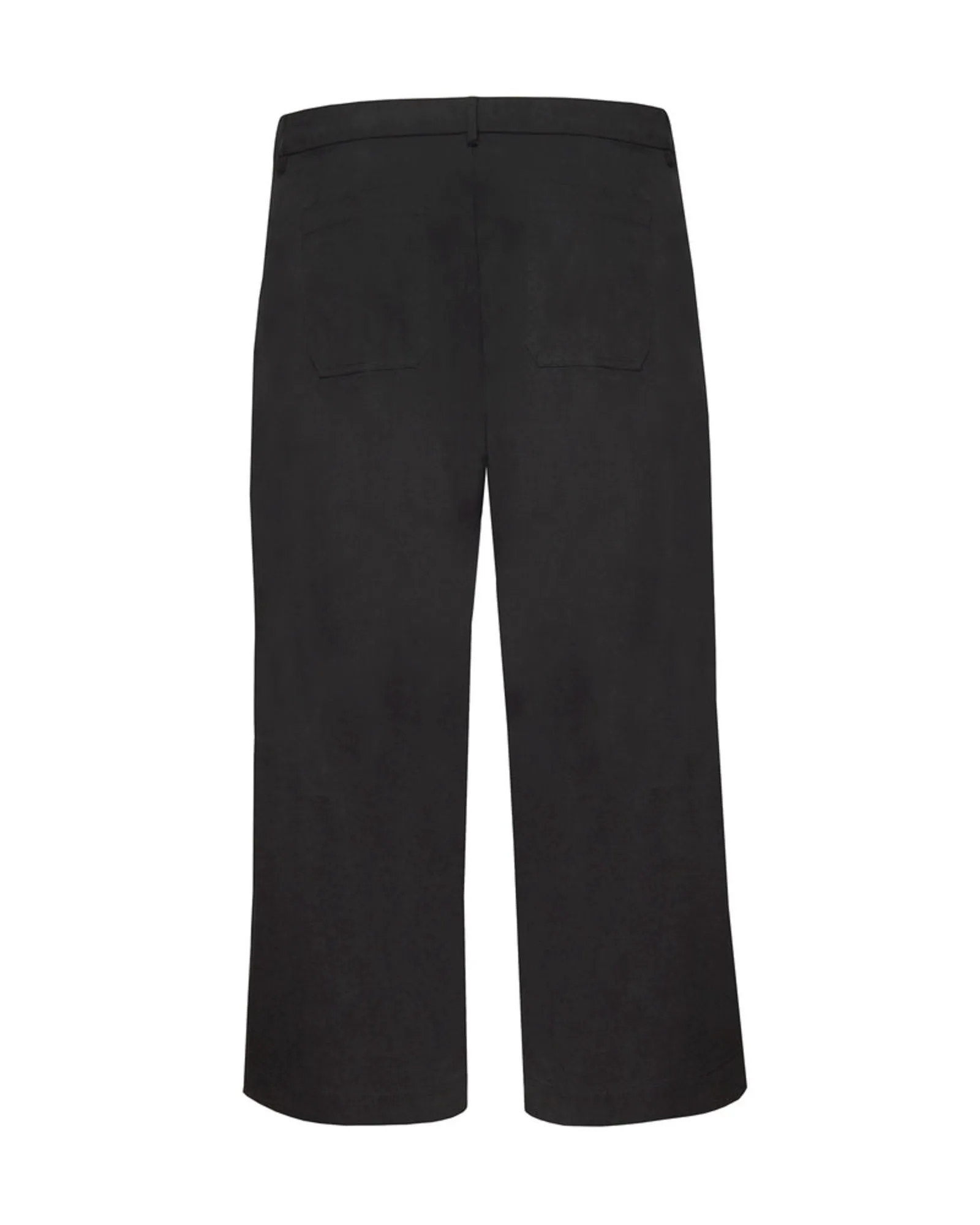 Quinn Cropped Wide Leg Pant | Black