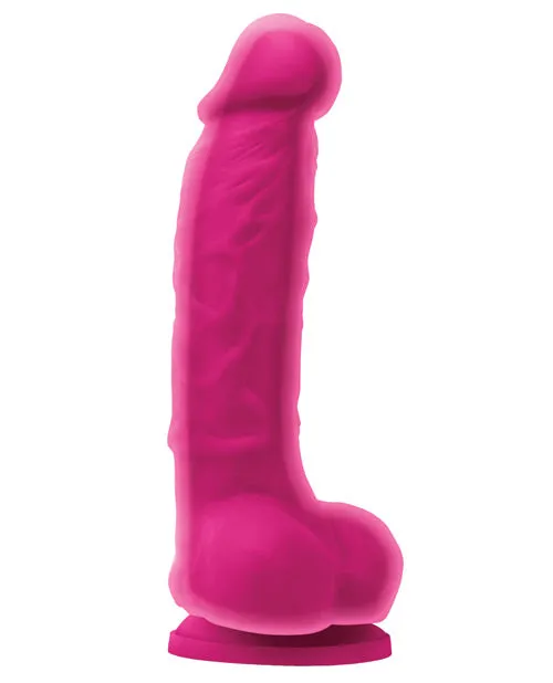 "Colours Dual Density 5"" Dong W/balls & Suction Cup"