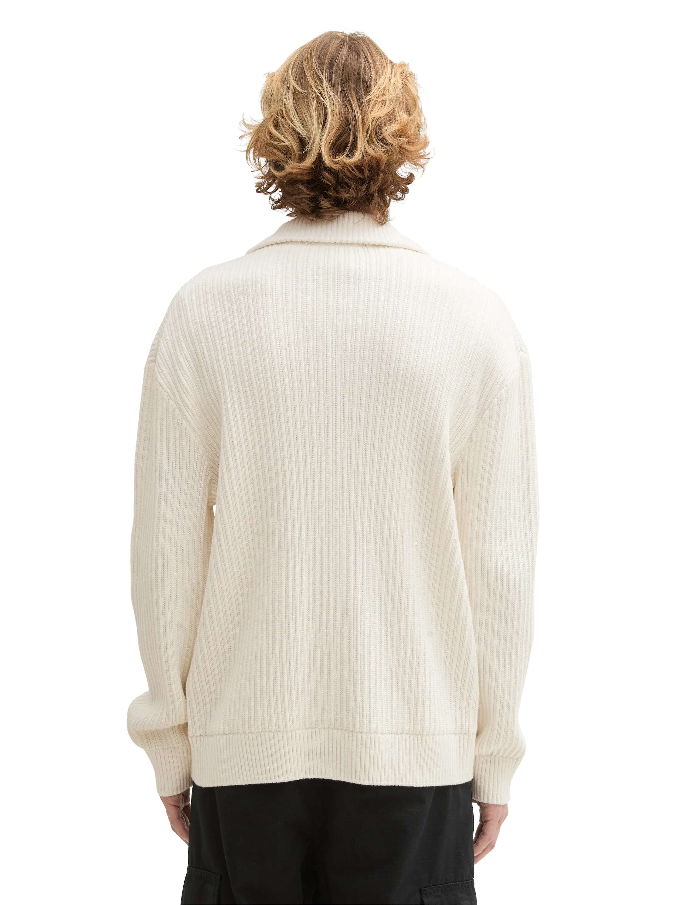 RELAXED STRUCTURE KNIT JACKET