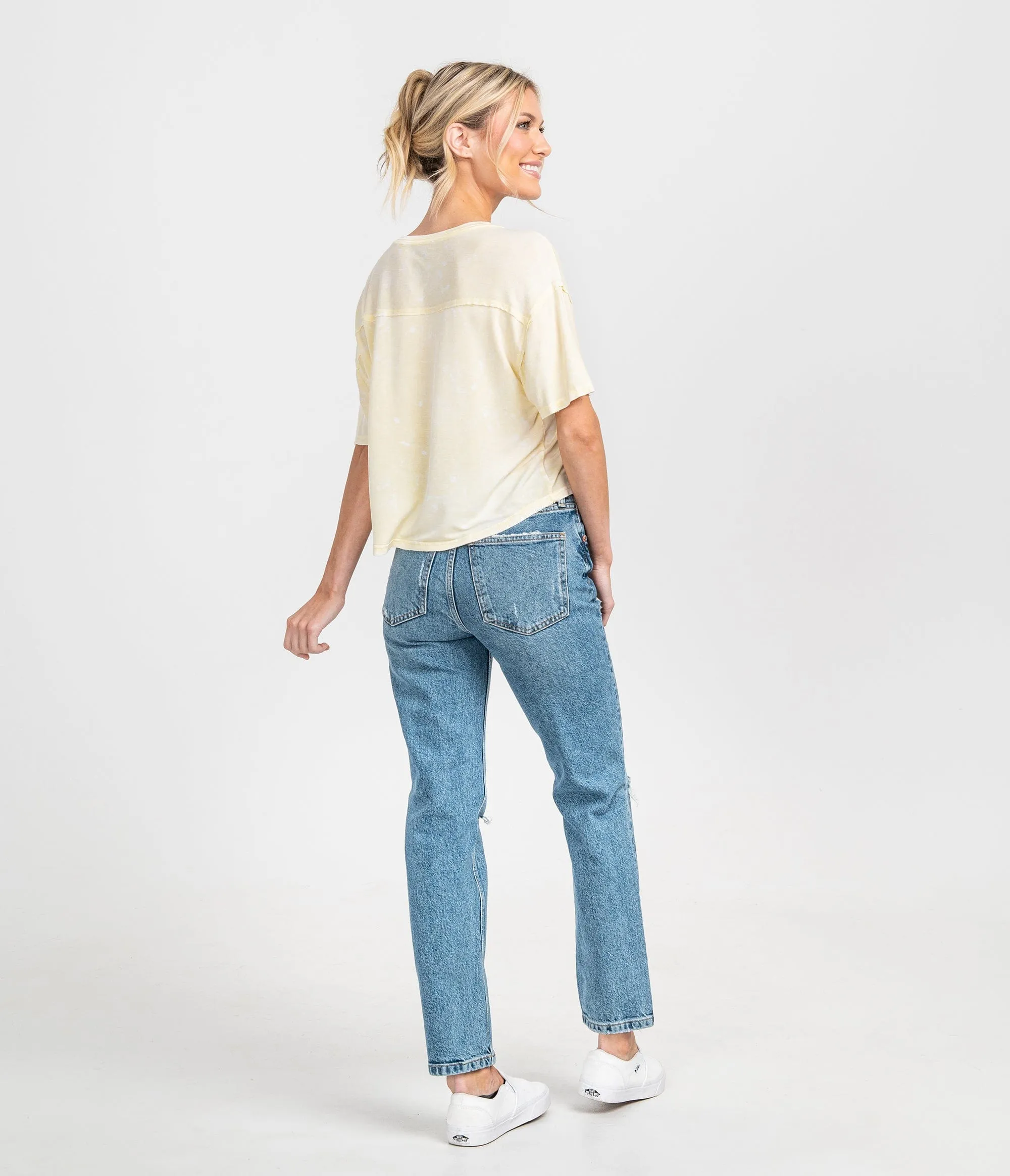 Salt Washed Top - Butter