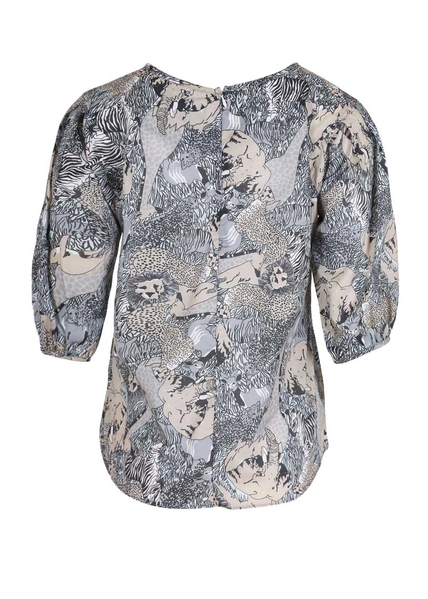 Samba Blouse Grey in Cotton