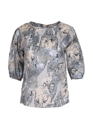 Samba Blouse Grey in Cotton