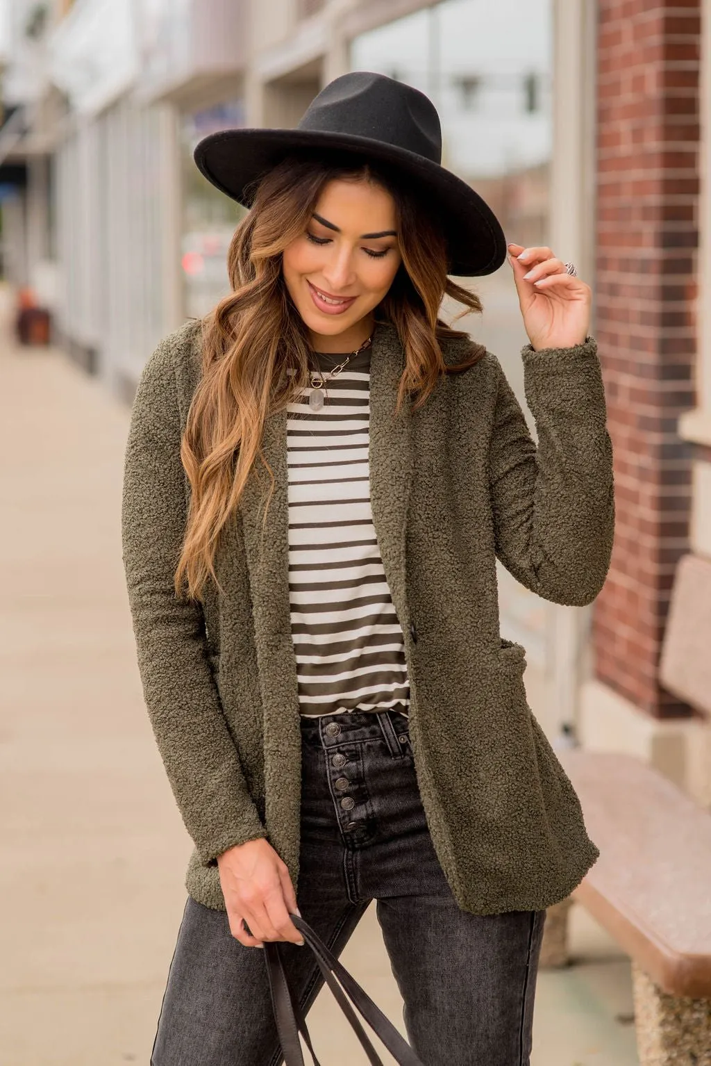 Sherpa Blazer