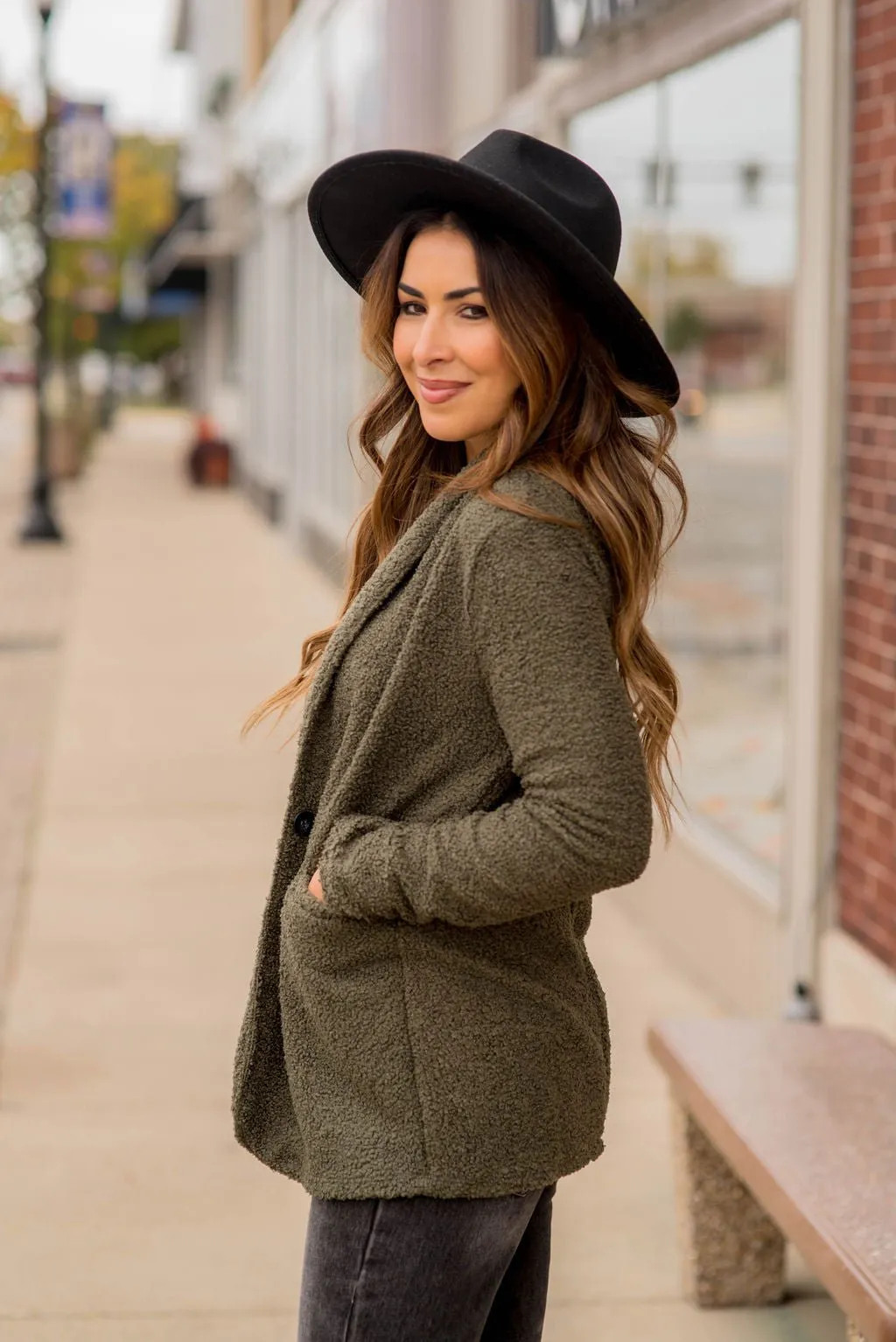 Sherpa Blazer
