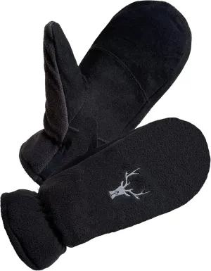 SKYDEER Upgraded Winter Mittens with Soft Deerskin Suede Leather & Thermal Polar Fleece & Warm C100G 3M Thinsulate Insulation