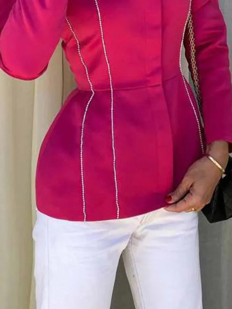 Slim Temperament Shirts For Women Square Collar Long Sleeve Solid Tunic Blouse Female Fashion Style Clothing