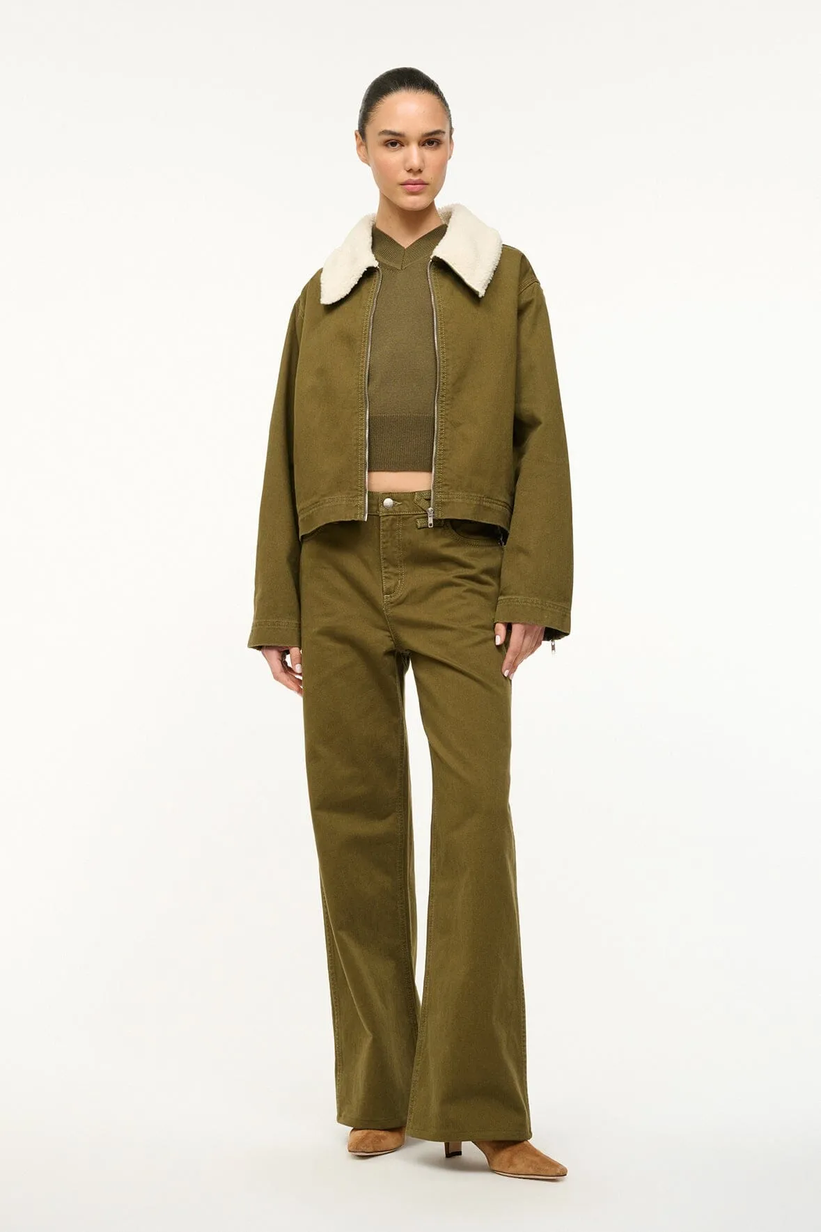 STAUD   WRANGLER THE MINIMAL JACKET | SERGEANT GREEN
