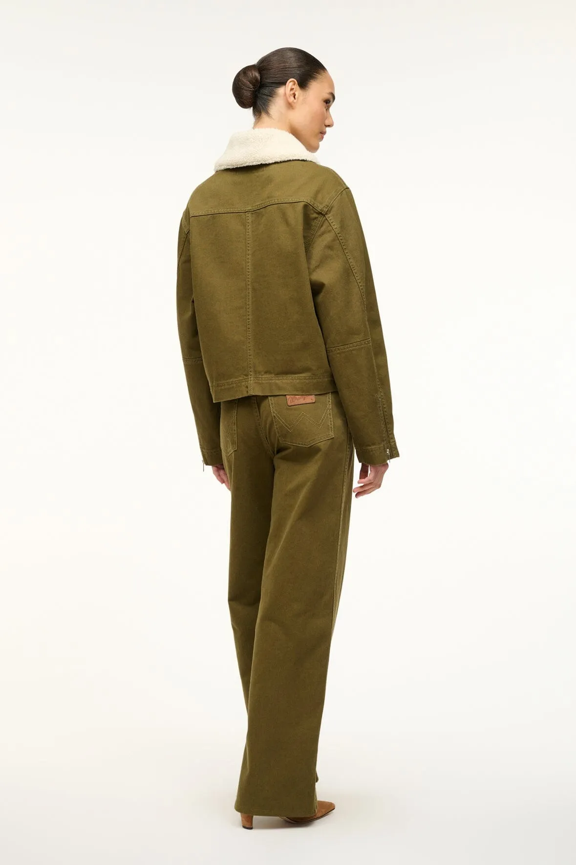 STAUD   WRANGLER THE MINIMAL JACKET | SERGEANT GREEN