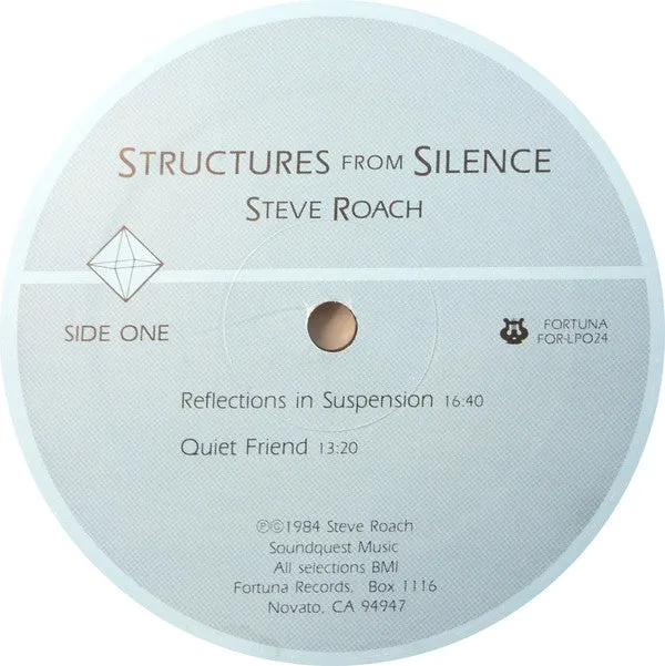 Steve Roach - Structures From Silence (LP, Album) (VG )