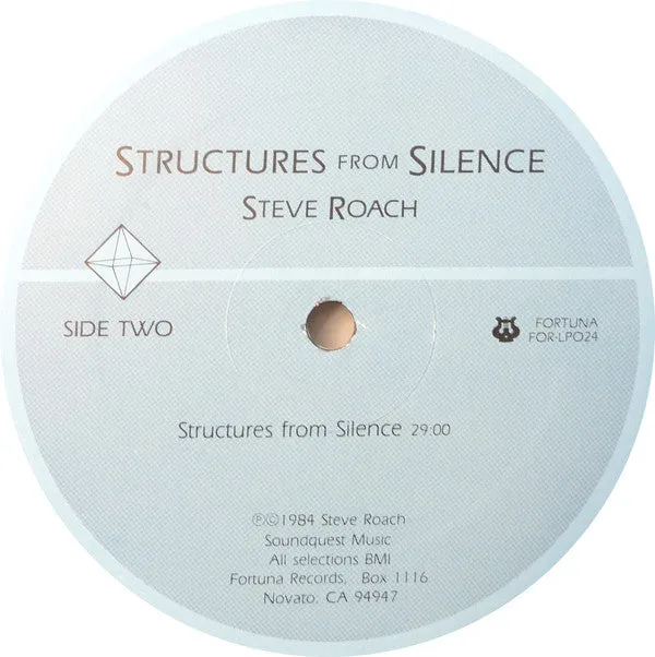 Steve Roach - Structures From Silence (LP, Album) (VG )