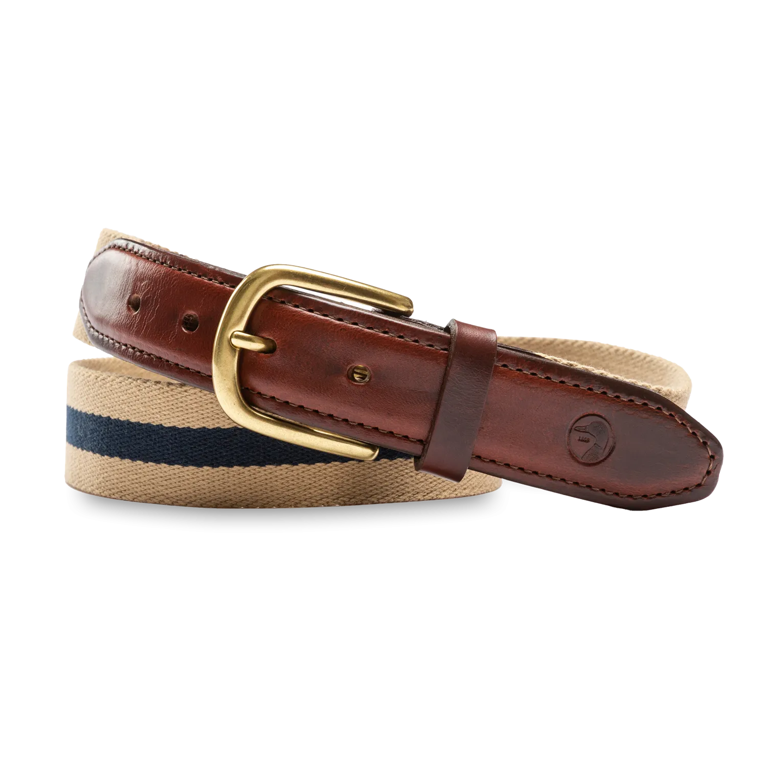 Striped Web Belt