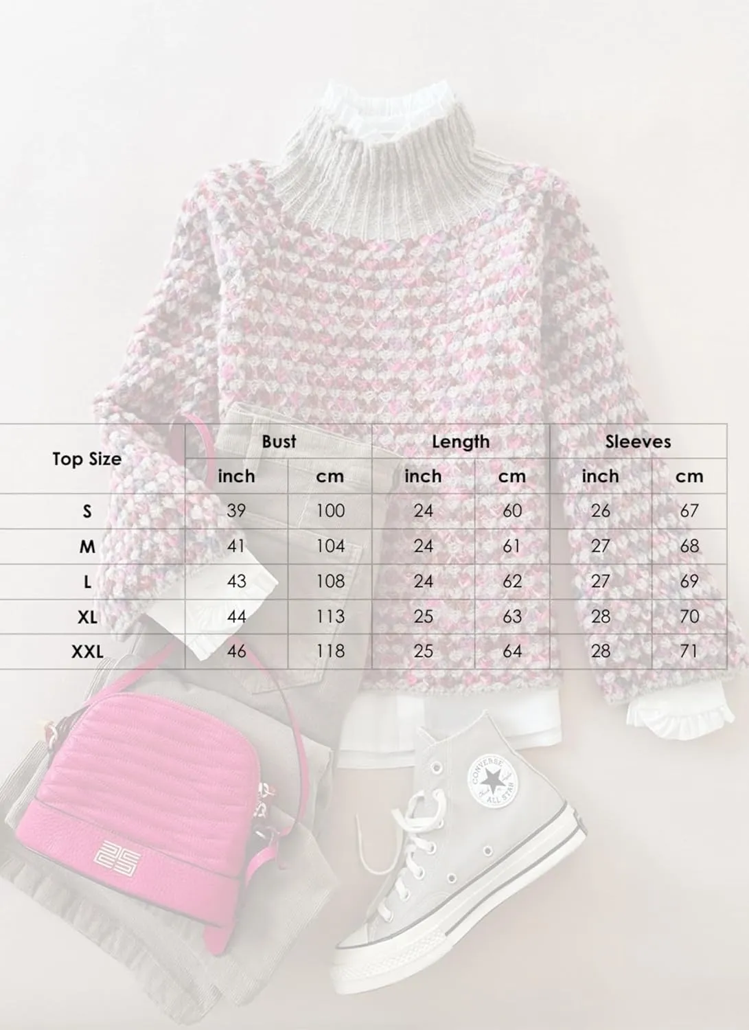 Womens Retro Mock Neck Chunky Knit Sweater Casual Pullover Top 2025 Fashion Outfits Clothes