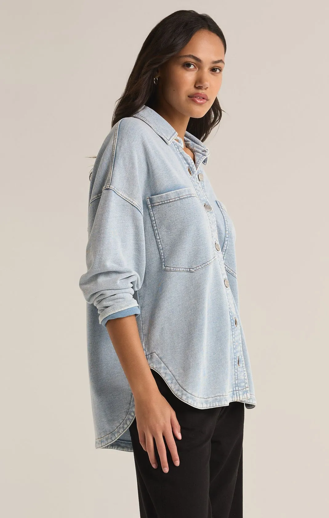 Z Supply - All Day Knit Denim Jacket